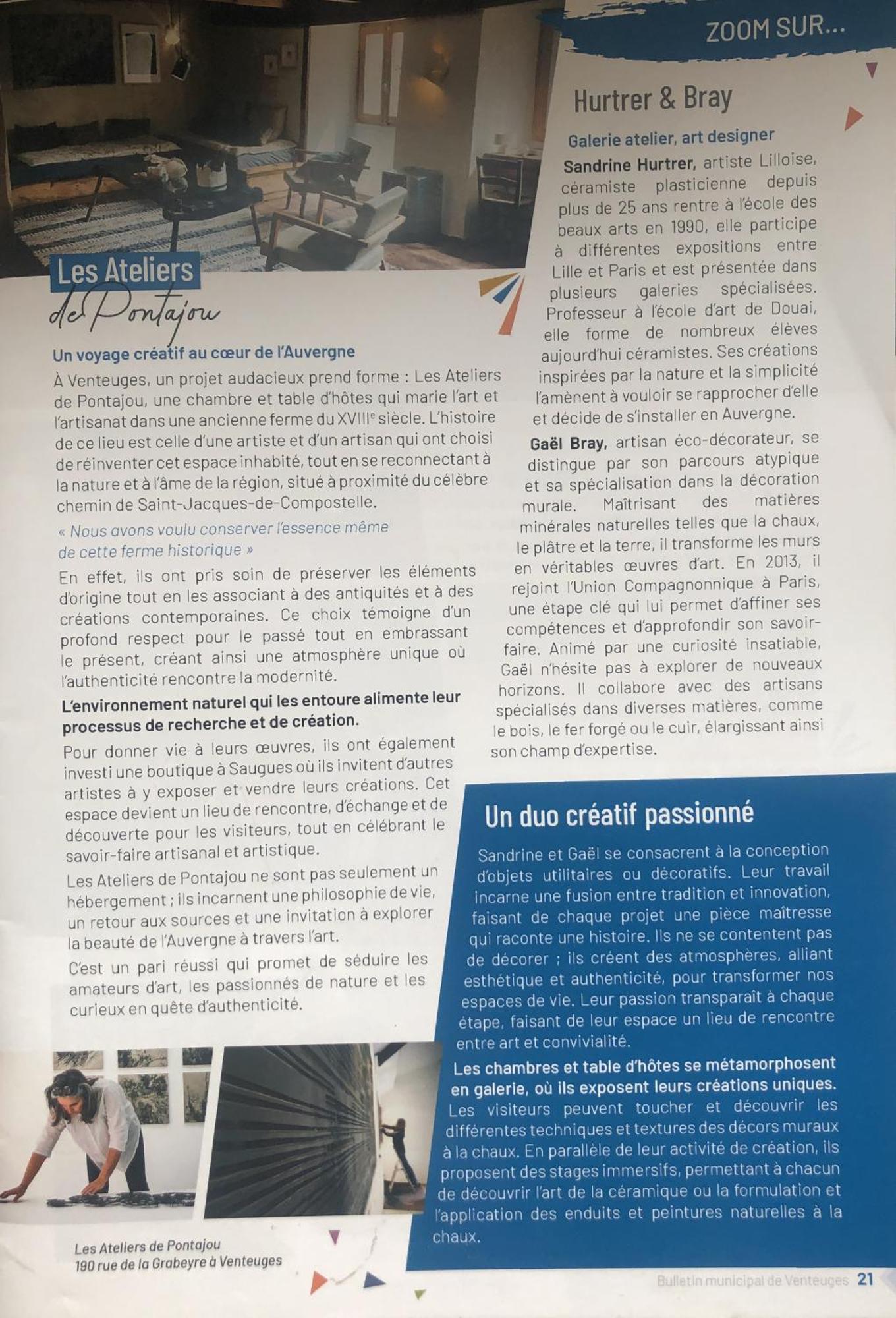 Chambres Et Tables D'Hotes - Les Ateliers De Pontajou - Pelerin Navette Gratuite A Saugues Venteuges Ngoại thất bức ảnh